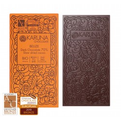 BELIZE 70% ORGANIC SINGLE ORIGIN DARK CHOCOLATE – Slow dried cocoa