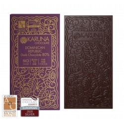 DOMINICAN REPUBLIC 80% ORGANIC SINGLE ORIGIN DARK CHOCOLATE