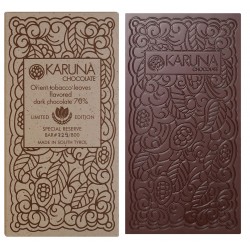 NUOVO!  Orient tobacco leaves flavored dark chocolate 70%
